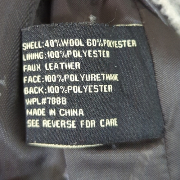 Vintage Y2K Wool Blend Miss Sixty Belted Plaid Faux Leather Trim Coat - Picture 9 of 16